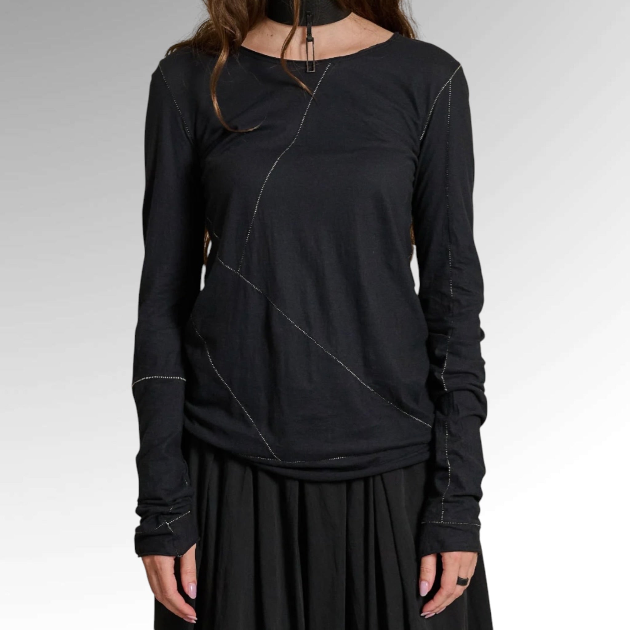 トップス studio b3 ASYMMETRY COTTON SHIRT MPB1852 Studio B3 – Studio RA Boutique