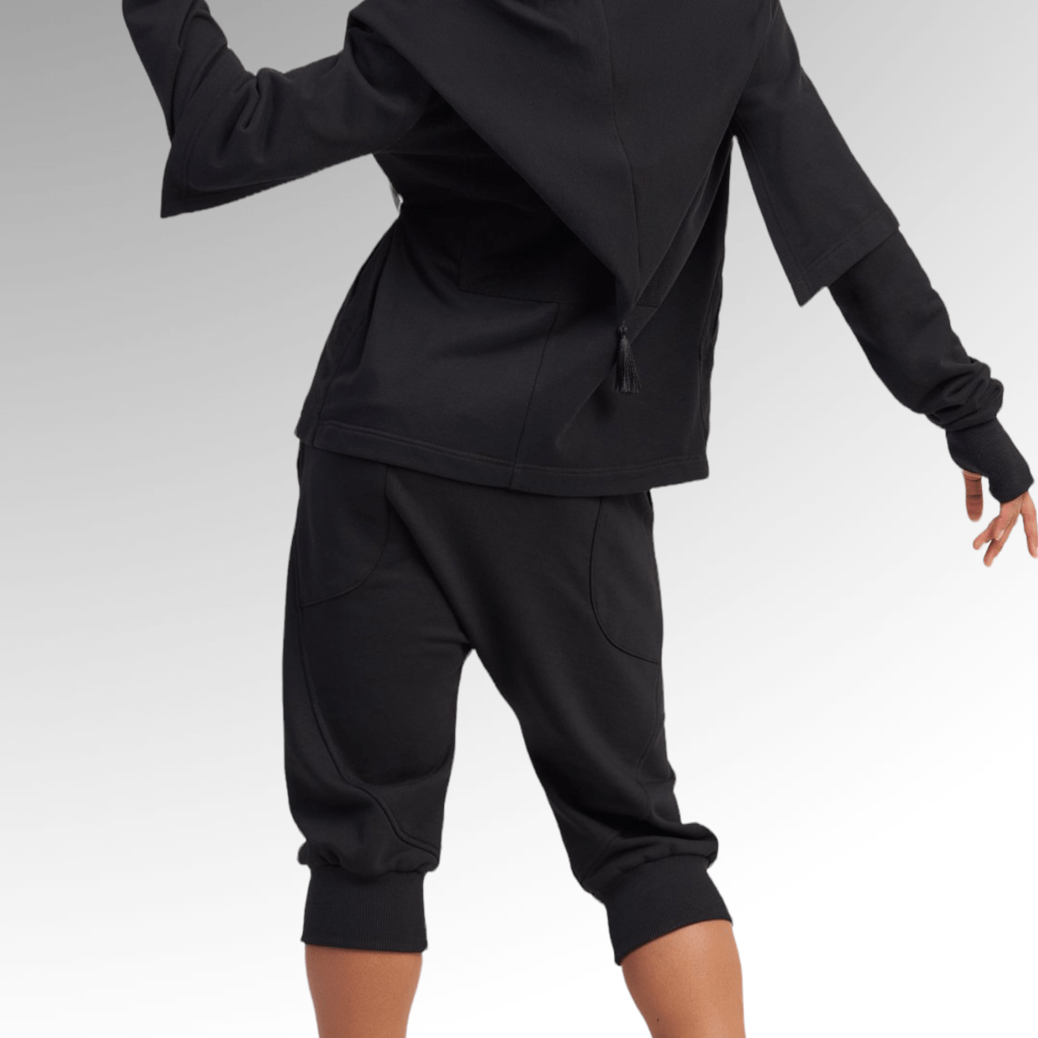 Knee length joggers hot sale