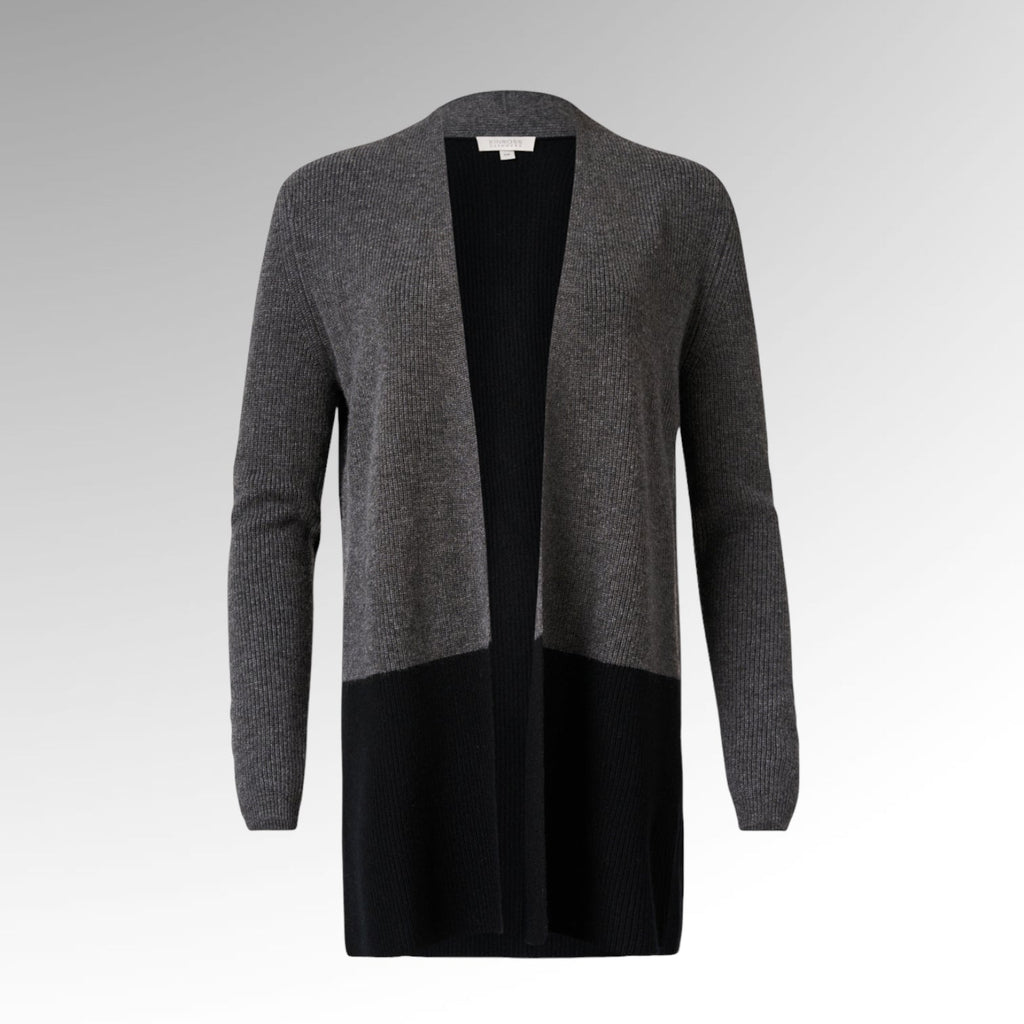 Kinross Rib Colorblock Cardigan - Studio RA Boutique
