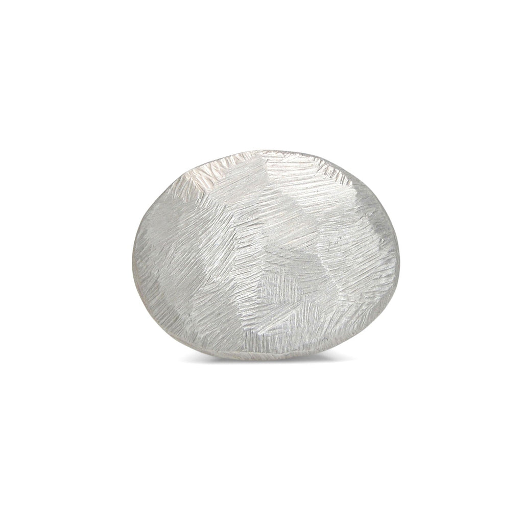 Shaya Durbin R33 Textured Oval Shield Ring - StudioRA Boutique